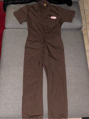 Vintage BIG BEN Brown Coveralls Utility Jumpsuit Workwear